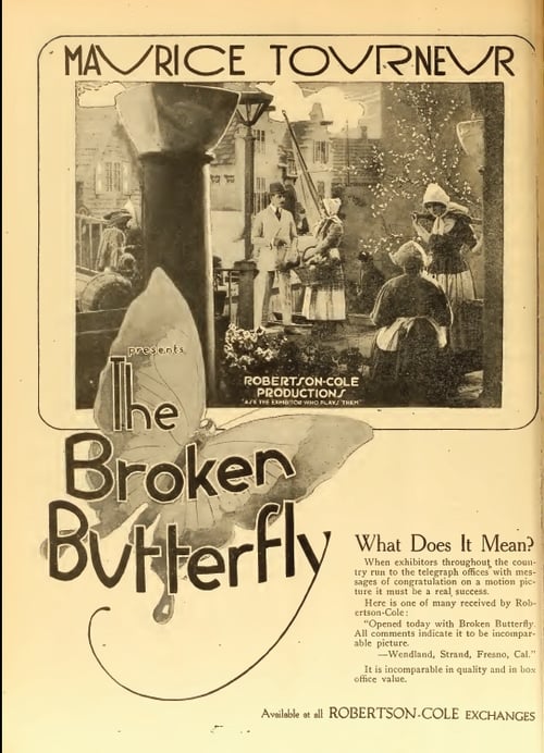The Broken Butterfly 1919