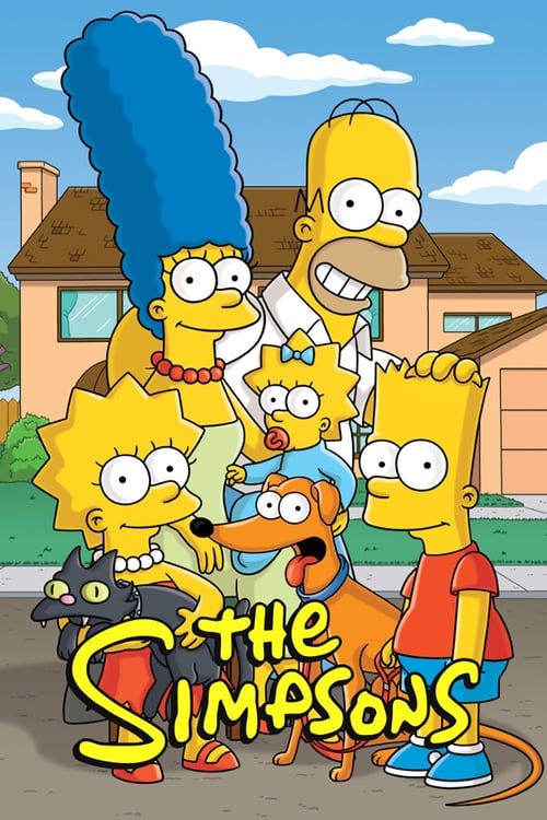 Grootschalige poster van The Simpsons