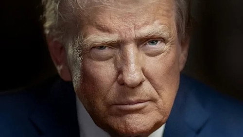 Trump, no Limit Backdrop Blur