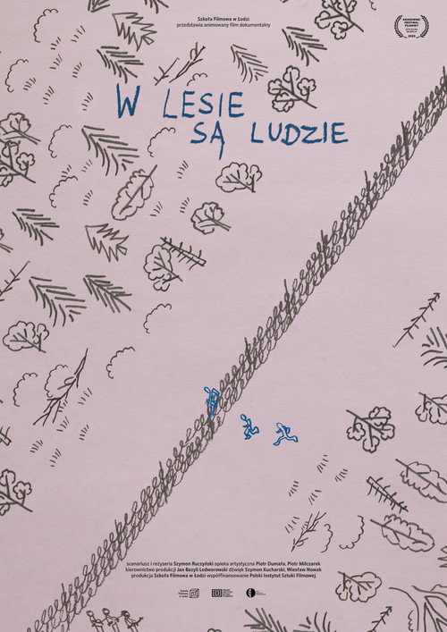 W lesie są ludzie