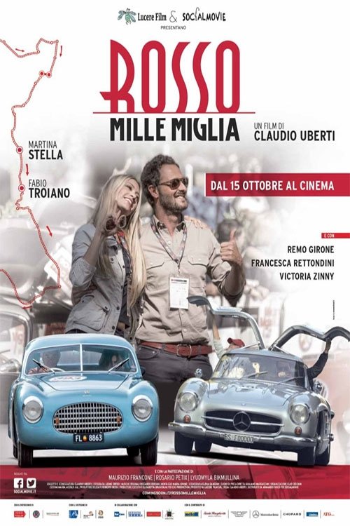 Rosso Mille Miglia poster