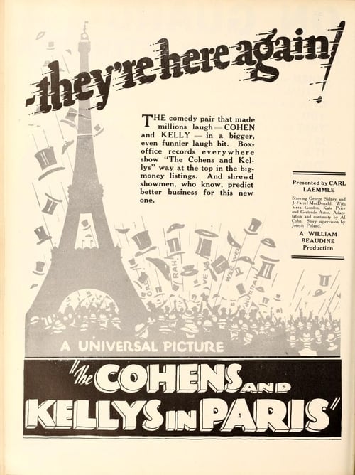 The Cohens and the Kellys in Paris Movie Poster Image