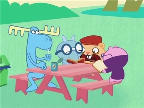 Escena del episodio 20 de la temporada 5 de la serie Happy Tree Friends