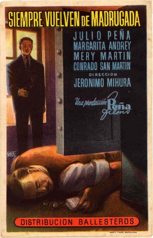 Siempre vuelven de madrugada movie poster player
