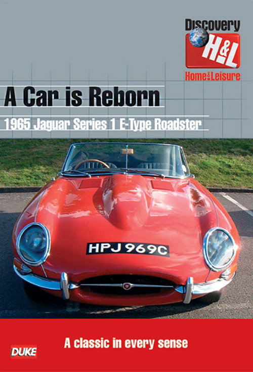 Is Born Series - A Car Is Reborn: 1965 Jaguar Series 1 E-Type Roadster Poster Blur