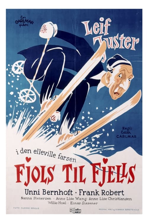 Fjols til fjells (1957) poster