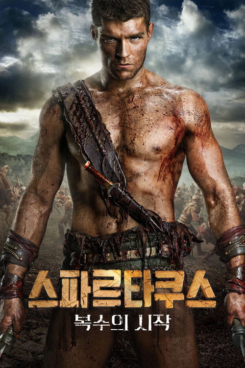 스파르타쿠스: 복수의 시작(2012) 후기 — 자유의 불꽃이 전쟁으로 번진 두 번째 계절 시리즈 포스터