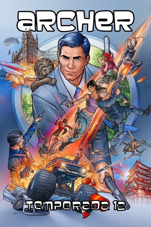 Póster de la temporada 12 de la serie Archer