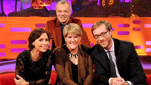 Minnie Driver, Stephen Merchant, Clare Balding, The Script.