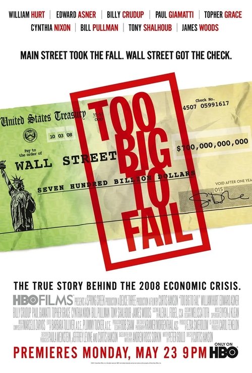 Too Big to Fail Movie Poster Image