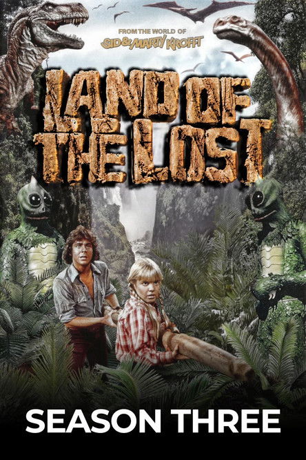 Póster de la temporada 3 de la serie Land of the Lost