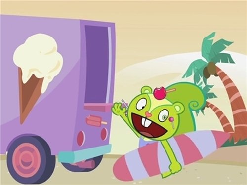 Escena del episodio 29 de la temporada 5 de la serie Happy Tree Friends
