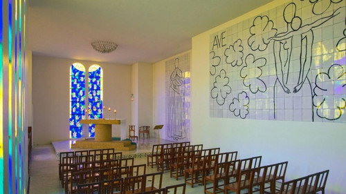 La chapelle du Rosaire, le dernier chef-d'oeuvre de Matisse Backdrop Blur