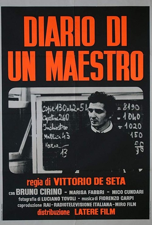 Diario di un maestro movie poster player