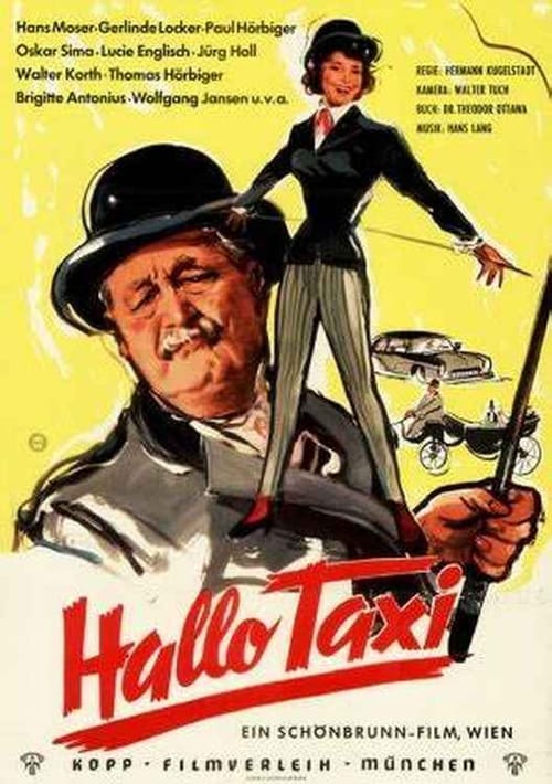 Poster Hallo Taxi 1958