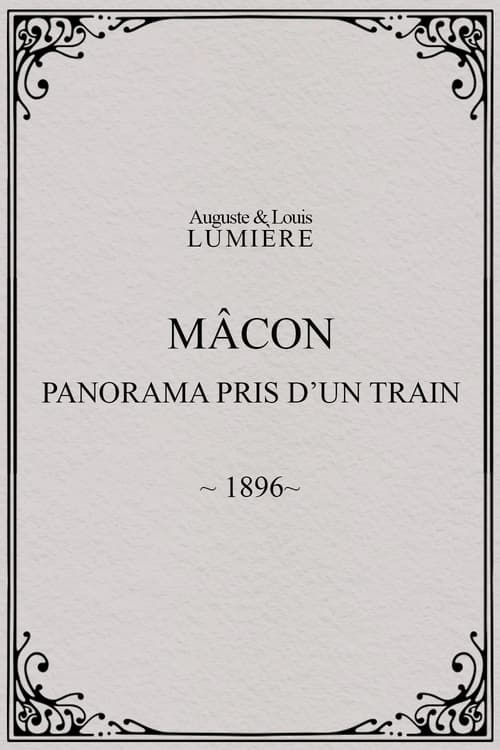 Mâcon : panorama pris d’un train (1896)