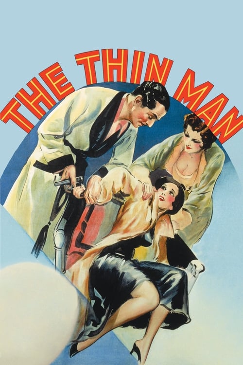 Grootschalige poster van The Thin Man