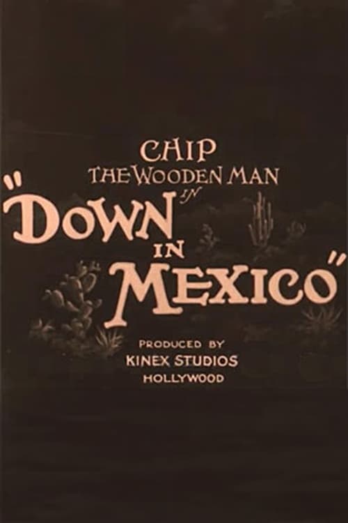 Poster Down in Mexico 1929