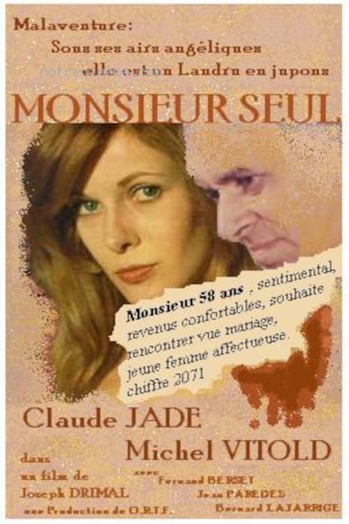 Poster Monsieur seul 1974