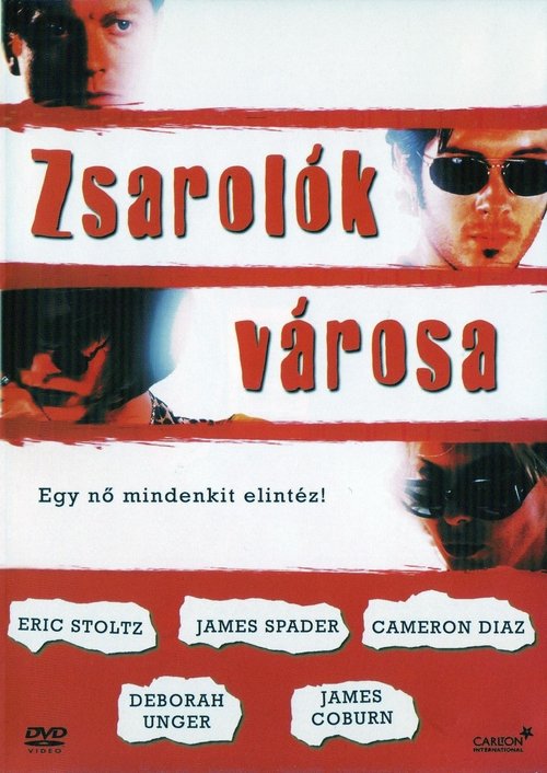 Zsarolók városa movie poster player