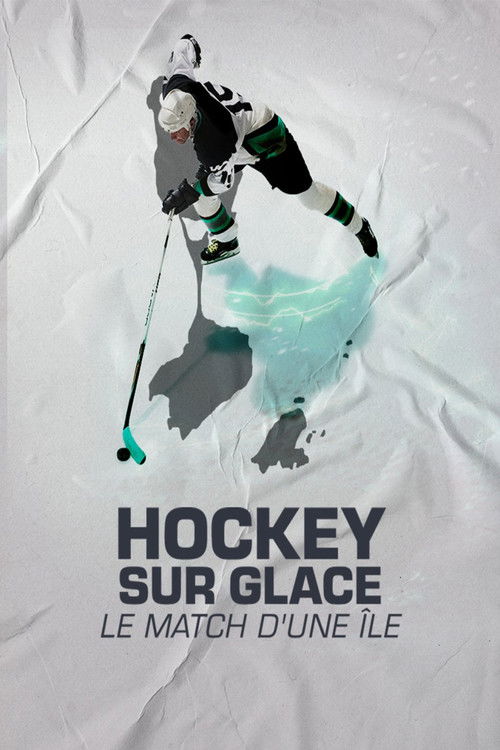 Cartell de Hockey sur glace, le match d'une île