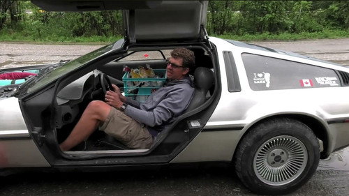 Back to Alaska: The DeLorean Road Trip Movie Backdrop Blur