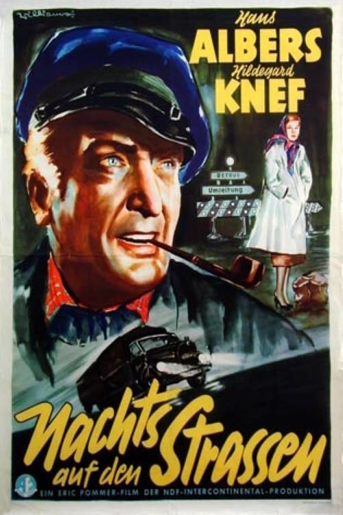 Nachts auf den Straßen movie poster player