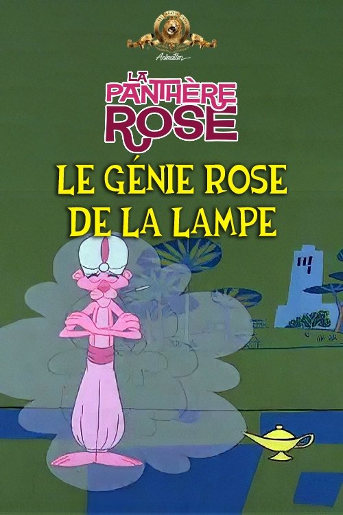 Le Génie Rose De La Lampe Poster