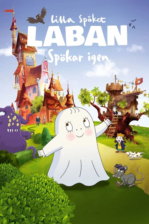 Lilla spöket Laban spökar igen poster
