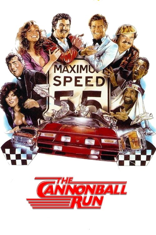 Grootschalige poster van The Cannonball Run