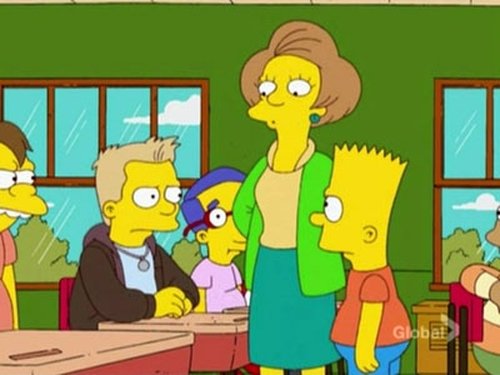 Escena del episodio 13 de la temporada 19 de la serie Los Simpson
