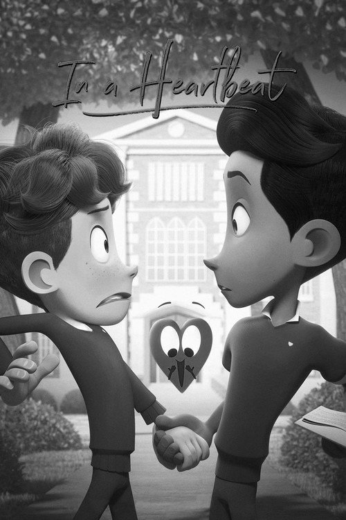 Póster oficial de In a Heartbeat (2017) - Animation