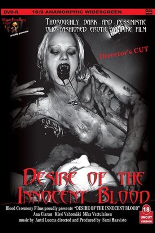 Desire of the Innocent Blood movie poster player