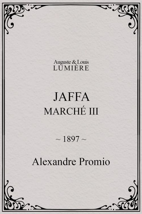 Jaffa : Marché, III