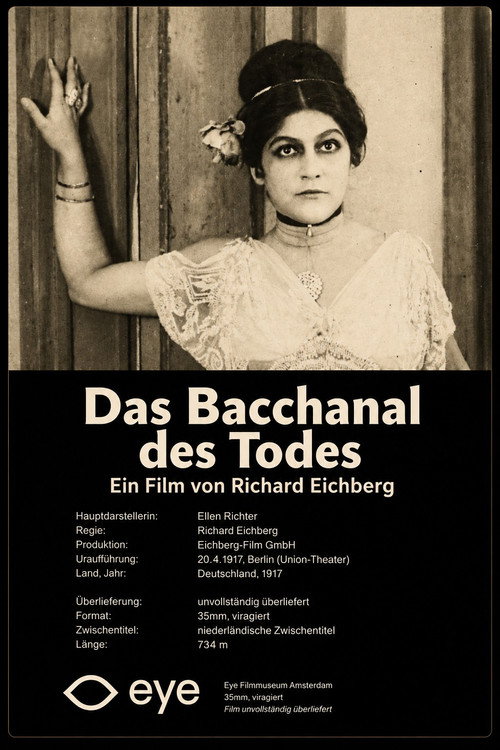 โปสเตอร์ Das Bacchanal des Todes