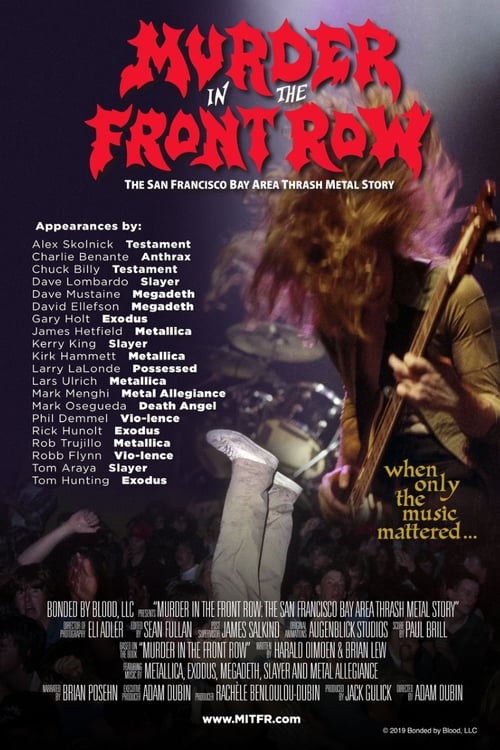 Largescale poster for Murder in the Front Row: The San Francisco Bay Area Thrash Metal Story