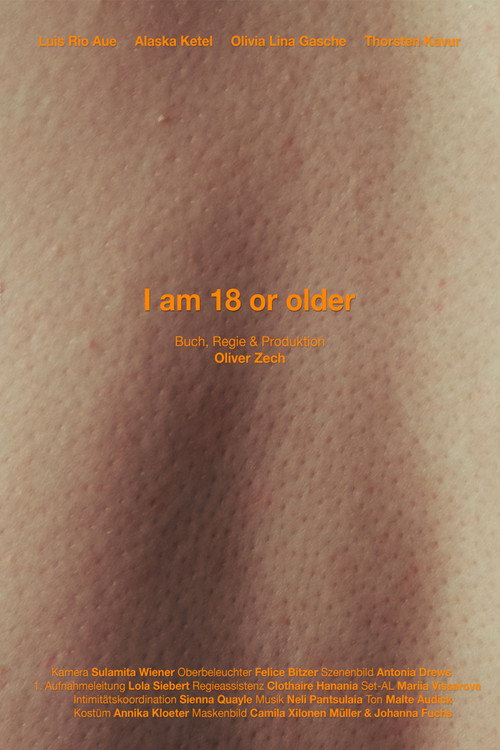 I am 18 or older Poster