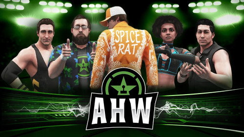 Achievement Hunter Wrestling - Season 1 Backdrop Blur