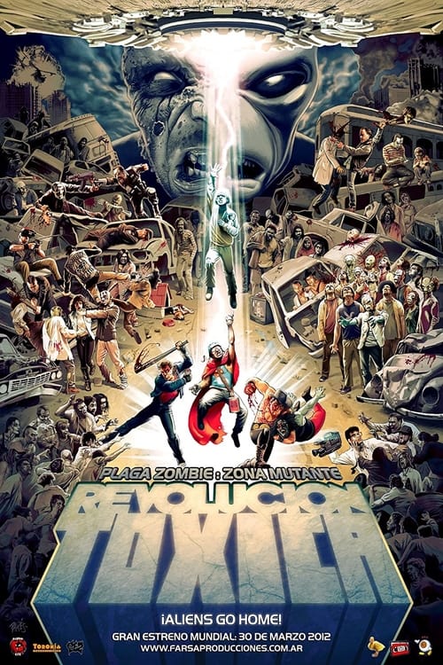 Poster Plaga zombie: zona mutante: revolución tóxica 2012