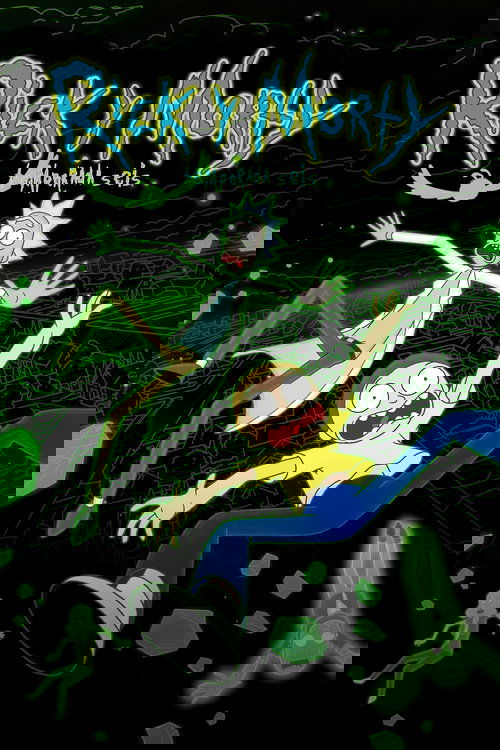 Póster de la temporada 6 de la serie Rick y Morty