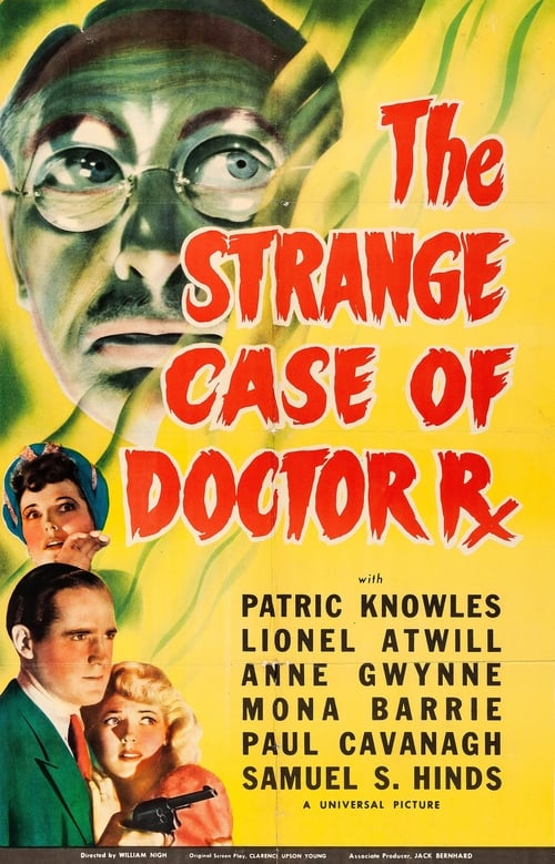 Poster The Strange Case of Doctor Rx 1942