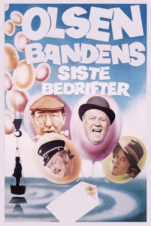 Poster Olsenbandens siste bedrifter 1975