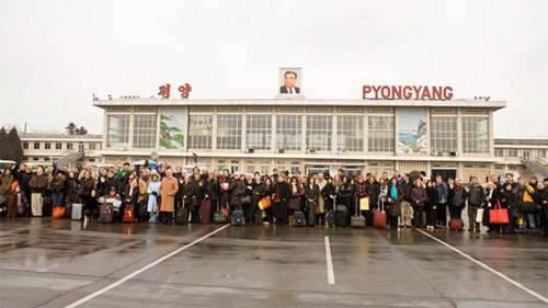 Кадр из Americans in Pyongyang