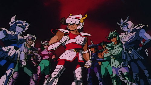 Quando Seiya veste a Armadura de Pégaso