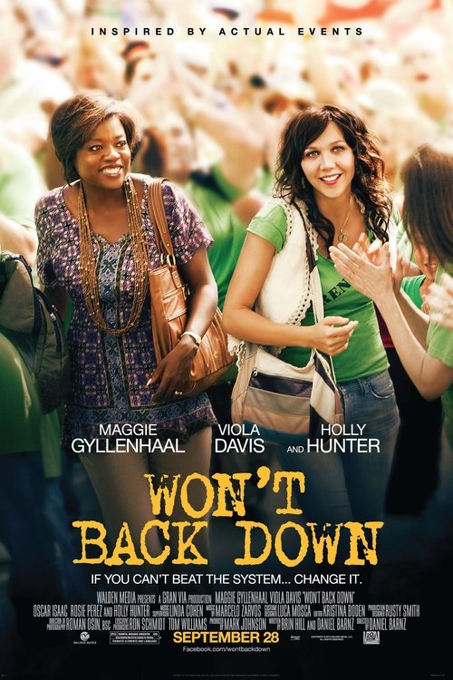 Grootschalige poster van Won't Back Down