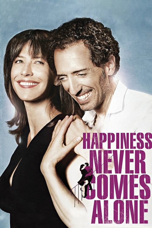 Grootschalige poster van Happiness Never Comes Alone