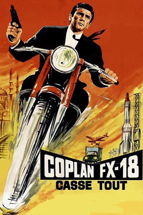 Poster Coplan FX-18 Casse Tout 1965