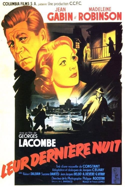 Leur dernière nuit (1953) poster
