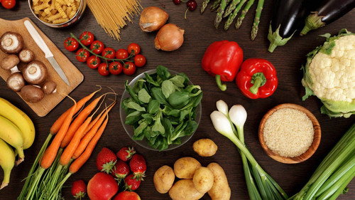 Cuisine provençale, des plats de fadas Backdrop Blur