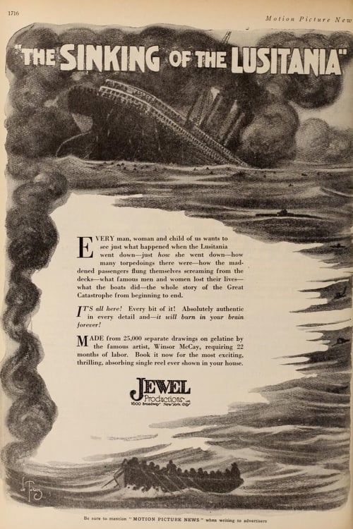 The Sinking of the Lusitania (1918) poster